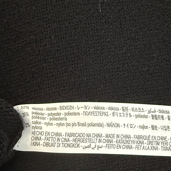 Zara Oversized Black Turtleneck Sweater - Picture 8 of 9